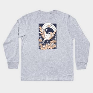 Nocturnal Call Kids Long Sleeve T-Shirt